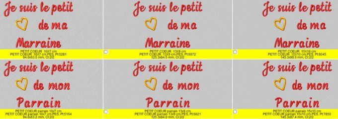 Message petit coeur