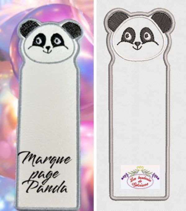 Marque page panda