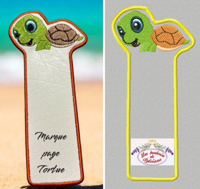 Marque page tortue