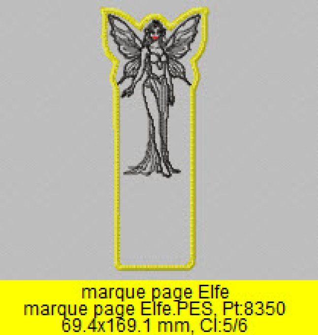 Marque page Elfe