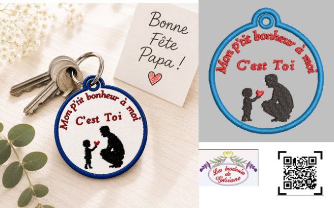 Porte clé Papa