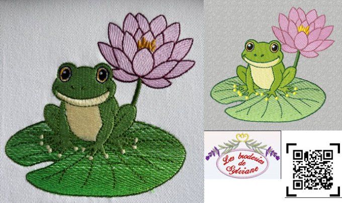 La grenouille et le nénuphar