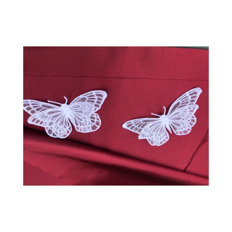 Le papillon 3d - Les-broderies-de-sylviane